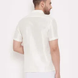 Vastramay Cream Regular Fit Shirt image 2