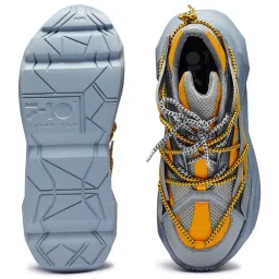 7-10 C8 Men's Grey & OrangeCasual Sneakers image 2