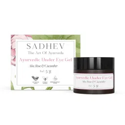 SADHEV Aloe, Rose & Cucumber Under Eye Gel - 5 gm image 2