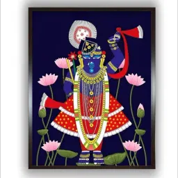 Indian Classic Art Multicolor Canvas Abstract Wall Art image 2