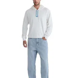 Rare Rabbit Off White Regular Fit Solid Sweatshirt image 5