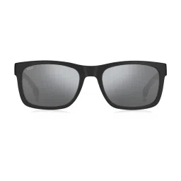 Hugo Boss Silver Rectangular Sunglasses for Men image 2