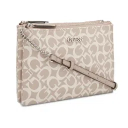 Guess Caramel Tidewood Logo Cross Body Bag image 3