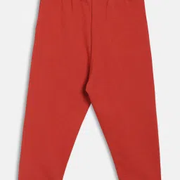 Miniklub Boys Red Cotton Joggers image 2
