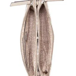 Guess Caramel Tidewood Logo Cross Body Bag image 4