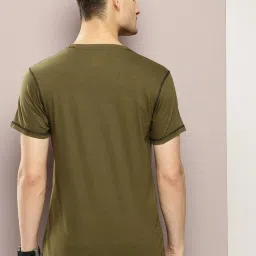 Dillinger Green Regular Fit Printed T-Shirt image 2