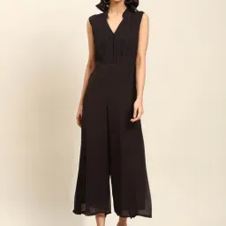 aarke Ritu Kumar Black Regular Fit Jumpsuit-image-68