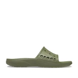 Crocs Men's Baya Army Green Slides image 2