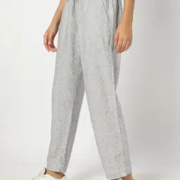 GAP Grey Straight Fit Pants image 4