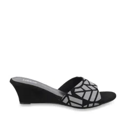 Mochi Women's Black Casual Wedges-picture-24