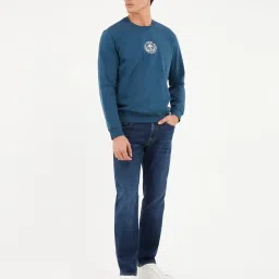 Guess Blue Regular Fit Solid Jeans image 2
