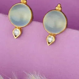 Fabindia 925 Silver Stud Earrings for Women-image-10