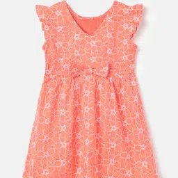 United Colors of Benetton Kids Coral Embroidered Dress-picture-39