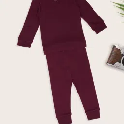 Pantaloons Baby Boys Cordovan Textured Thermal Set-picture-42