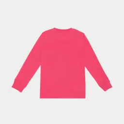 Bodycare Girls Pink Printed Full Sleeves Sweatshirt image 2