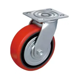 GENERIC 2 inch Press Steel Cast Heavy Duty Hollow Type Wheel, RB-402 (Set of 4) image 2