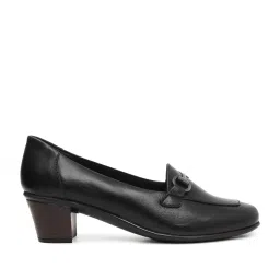 Zoom Shoes Women's Black Casual Loafers image 2