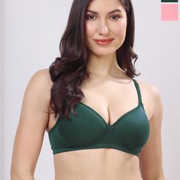 Floret Women Teal Bra-picture-13