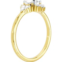 Sparkles Lab Grown Diamond 14k (585) Yellow Gold Ring Women image 2