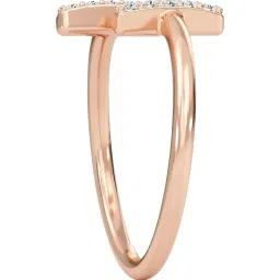 SHINE ETERNAL Lab Grown Diamond 18k (750) Rose Gold Ring for Women image 2