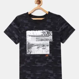 Angel & Rocket Kids Blue Cotton Printed T-Shirt-picture-12