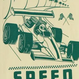 R&B Boys Lime Cotton Graphic Print T-Shirt image 5