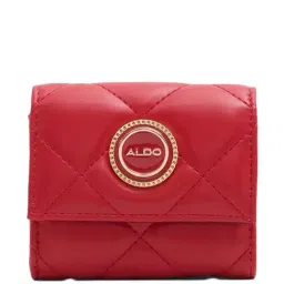 Aldo Red Striped Tri-Fold Wallet For Women-picture-15