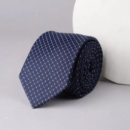 Allen Solly Navy Embroidered Tie-picture-12