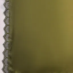 Saree Mall Green Satin Embellished Saree with Blouse Piece image 5