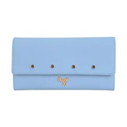 Baggit Blue Small Tri-Fold Wallet for Women-picture-43