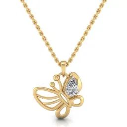 SHINE ETERNAL Lab Grown Diamond 18k (750) Yellow Gold Pendants for Women-picture-40