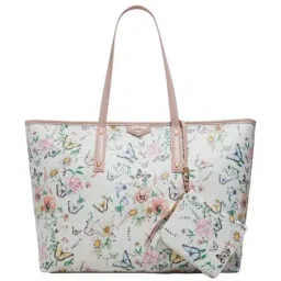 ALDO Multicolor Floral Large Tote Handbag with Pouch-picture-43
