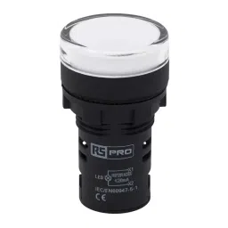 RS PRO LED Pilot Light Panel Mount White 22 mm Cutout IP65 Round 110 V AC, 7637924-image-18