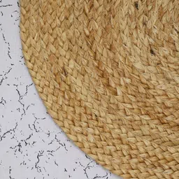 BELLA TRUE 6Pcs Brown Round Table Placemats image 3