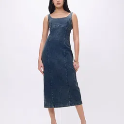 PUELLA Women Sheath Midi Dress-image-60