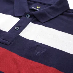 Allen Solly Striped Polo Collar T-shirt image 2