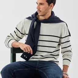 Snitch Men Striped Pullover image 3