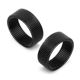 MEENAZ Men Set Of 2 Platinum-Plated Band Finger Rings-image-28