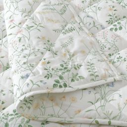 ikea timjansmott Comforter, white/floral pattern, 230x250 cm-picture-23