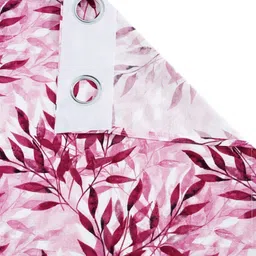 Home Sizzler Magenta 2 Pieces Floral Window Core image 4