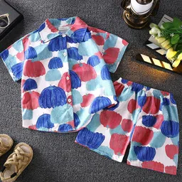 FOREVER FRIDAY Boys Printed Shirt with Shorts-image-82