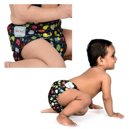 Dumbledo One Size Cloth Diaper with Hemp & Cotton Pad/Insert - Leak-Proof, Stylish, Superior Absorbency - Adjustable For 3 Months to 3 Years, Pack of 3 image 5