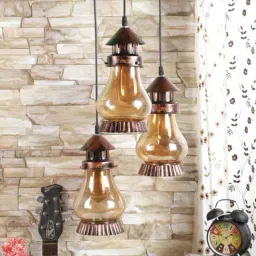 DecorativeRay Transparent Hanging Light - Set of 1 image 3