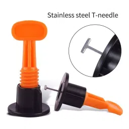 Ap Enterprise Tile Leveling System Kit 40 mm (4 cm) T Shaped Pins Fiber Red, Black (Pack of 50) image 5