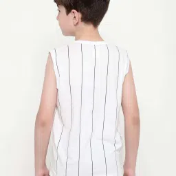 Octave Kids White Cotton Graphics T-Shirt image 2