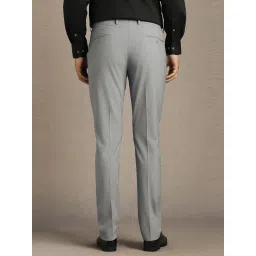 Louis Philippe Grey Slim Fit Trousers image 2