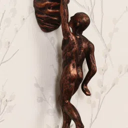 eCraftIndia Assorted Gold Rakhi with Man Showpiece image 2