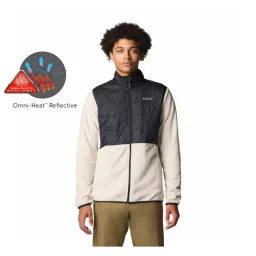 Columbia Beige Slim Fit Colour Block Jacket image 2