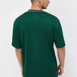 Fame Forever By Lifestyle Green Regular Fit Printed T-Shirt image 2