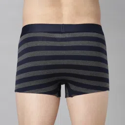 Force NXT Multicolored Cotton Regular Fit Striped Trunks - Pack Of 3 image 2